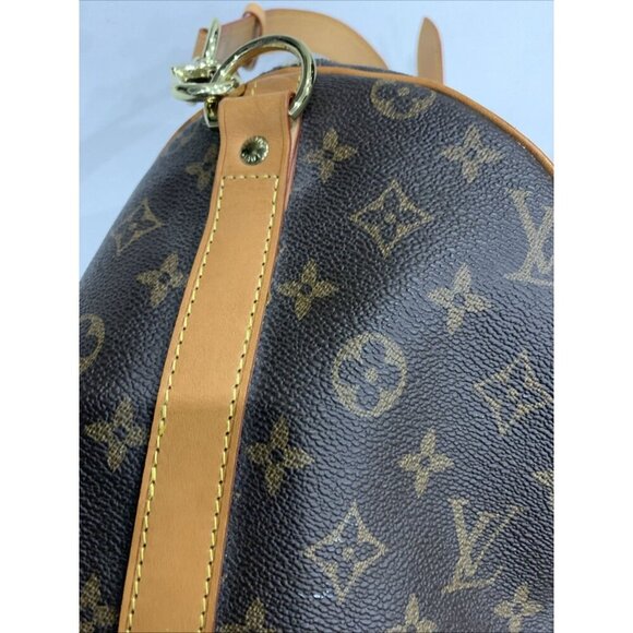 Louis Vuitton Brown Coated Canvas Keepall 60 Travel Duffle Bag FL0060 - Picture 15 of 16